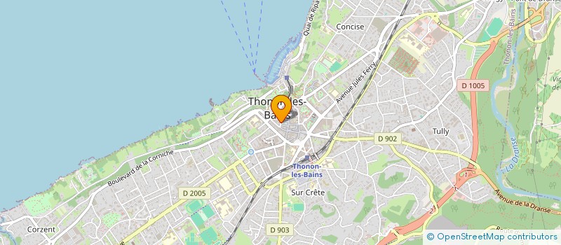 localisation de l'entreprise MONSIEUR FREDERIC ARRACHART à THONON-LES-BAINS