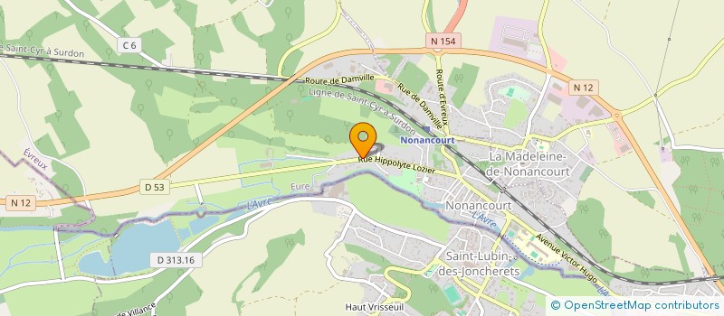 localisation de l'entreprise MONSIEUR FREDERIC ARRETO  NONANCOURT