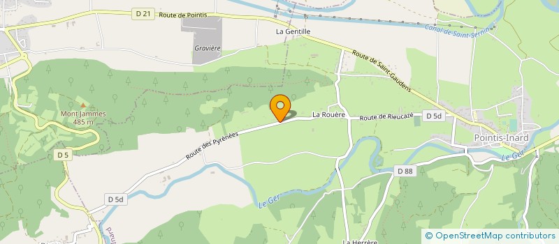 localisation de l'entreprise MONSIEUR FREDERIC ARRIGHI  POINTIS-INARD