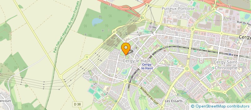 localisation de l'entreprise MONSIEUR FREDERIC ARSAN  CERGY