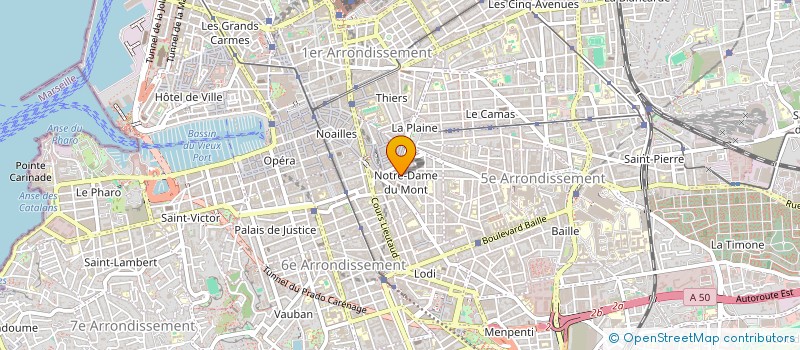 localisation de l'entreprise MONSIEUR FREDERIC ARTAUD à MARSEILLE