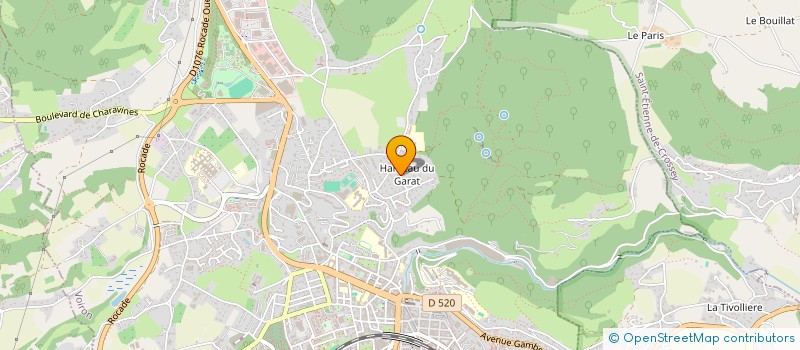 localisation de l'entreprise MONSIEUR FREDERIC ARZERI  VOIRON