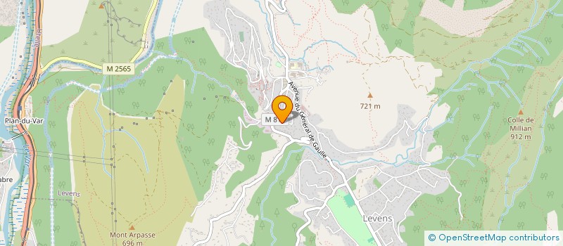 localisation de l'entreprise MONSIEUR FREDERIC ASCENCIO  LEVENS