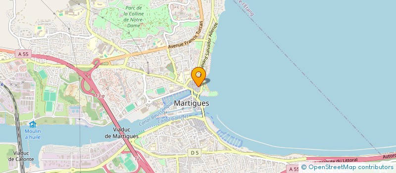 localisation de l'entreprise MONSIEUR FREDERIC ASTORGA à MARTIGUES