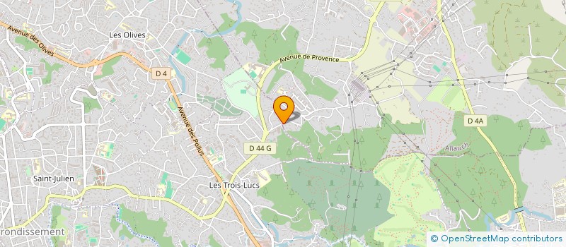 localisation de l'entreprise MONSIEUR FREDERIC ATTARD à ALLAUCH