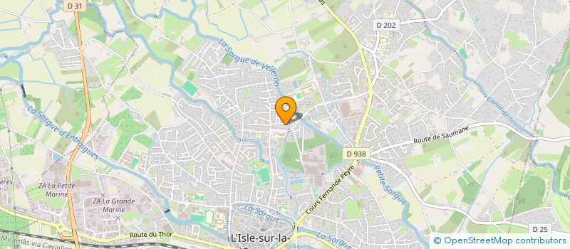 localisation de l'entreprise MONSIEUR FREDERIC ATTARD  L'ISLE-SUR-LA-SORGUE