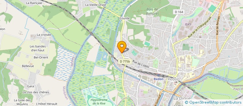 localisation de l'entreprise MONSIEUR FREDERIC AUBERGER  LA GACILLY