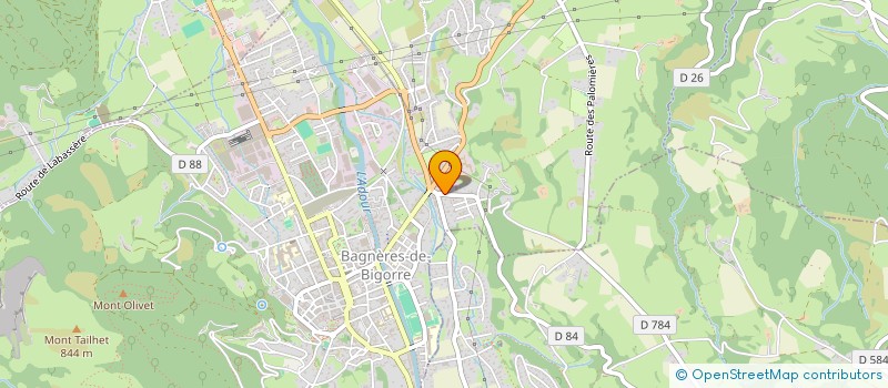 localisation de l'entreprise MONSIEUR FREDERIC AUBERT  TREBONS