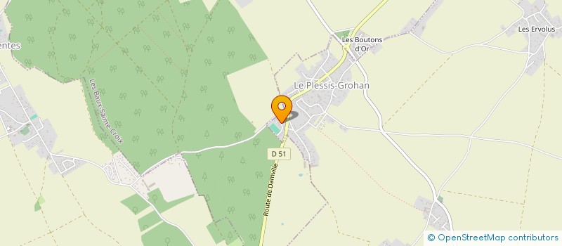 localisation de l'entreprise MONSIEUR FREDERIC AUBERT  LES BAUX-SAINTE-CROIX