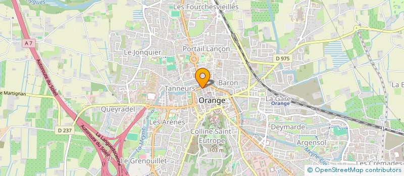 localisation de l'entreprise MONSIEUR FREDERIC AUBERT-QUEYRANNE  ORANGE