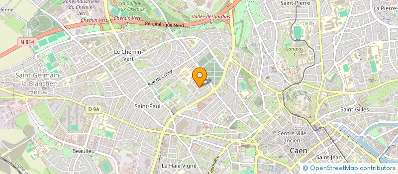 localisation de l'entreprise MONSIEUR FREDERIC AUBRY à CAEN