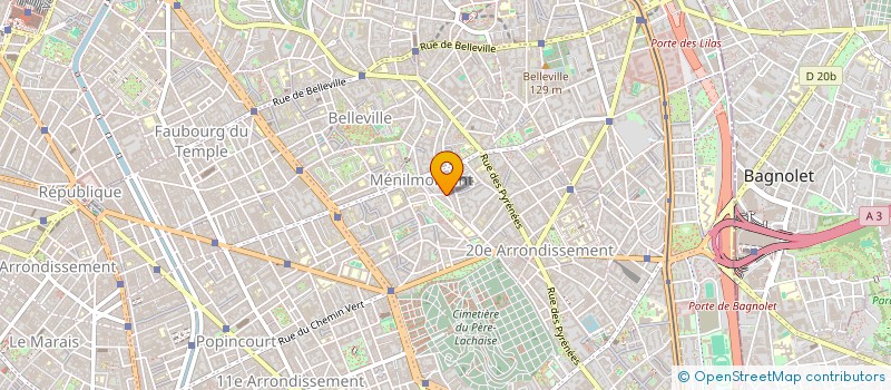 localisation de l'entreprise MONSIEUR FREDERIC AUCOUTURIER  PARIS