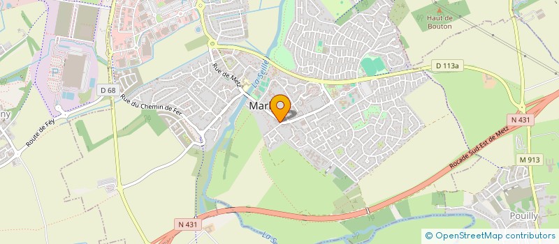 localisation de l'entreprise MONSIEUR FREDERIC AUDIE  MARLY