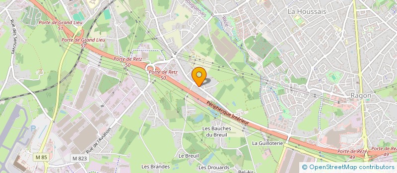 localisation de l'entreprise MONSIEUR FREDERIC AUDIERNE  BOUGUENAIS