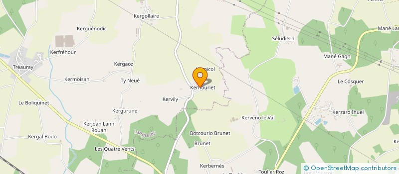 localisation de l'entreprise MONSIEUR FREDERIC AUDO  LANGUIDIC