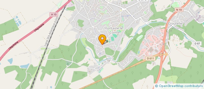 localisation de l'entreprise MONSIEUR FREDERIC AUDOUX  FONTAINE-LE-COMTE