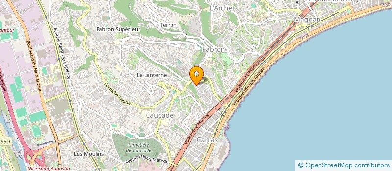 localisation de l'entreprise MONSIEUR FREDERIC AUFFRET à NICE