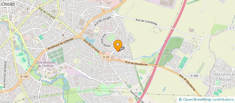 localisation de l'entreprise MONSIEUR FREDERIC AUGAS à CHOLET