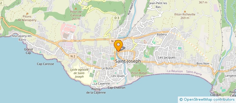 localisation de l'entreprise MONSIEUR FREDERIC AUGEARD à SAINT-JOSEPH