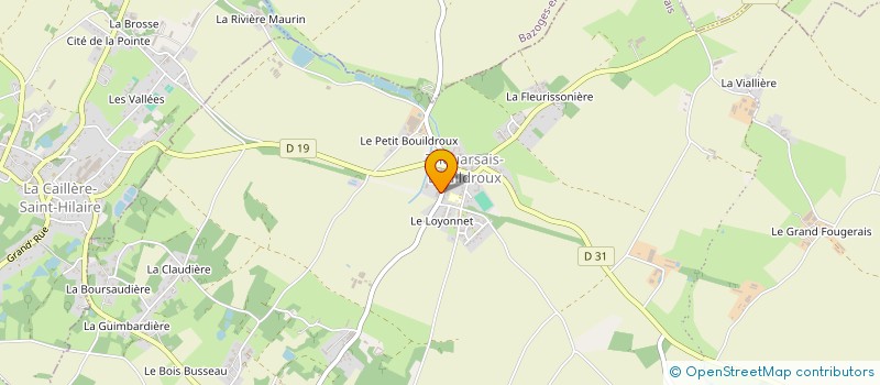 localisation de l'entreprise MONSIEUR FREDERIC AUGER à RIVES-DU-FOUGERAIS