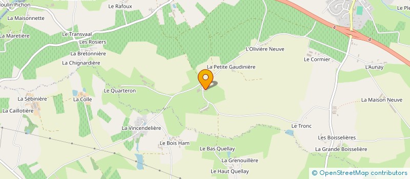 localisation de l'entreprise MONSIEUR FREDERIC AUGEREAU  SEVREMOINE