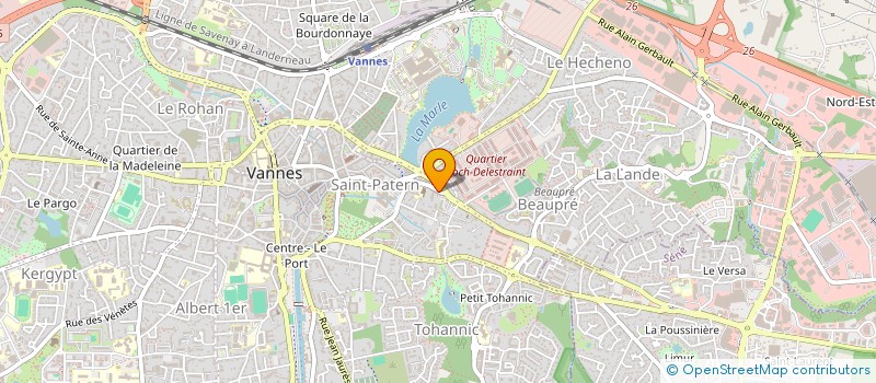 localisation de l'entreprise MONSIEUR FREDERIC AVRILLEAU à VANNES
