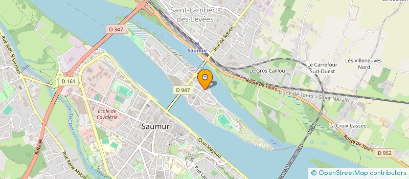 localisation de l'entreprise MONSIEUR FREDERIC AYROULET à SAUMUR