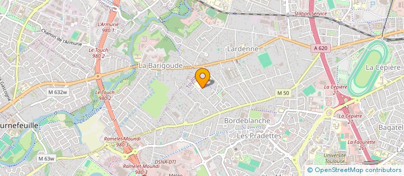 localisation de l'entreprise MONSIEUR FREDERIC AZALBERT  TOULOUSE