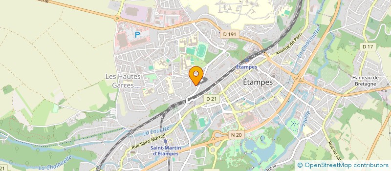 localisation de l'entreprise MONSIEUR FREDERIC AZEMA  ETAMPES