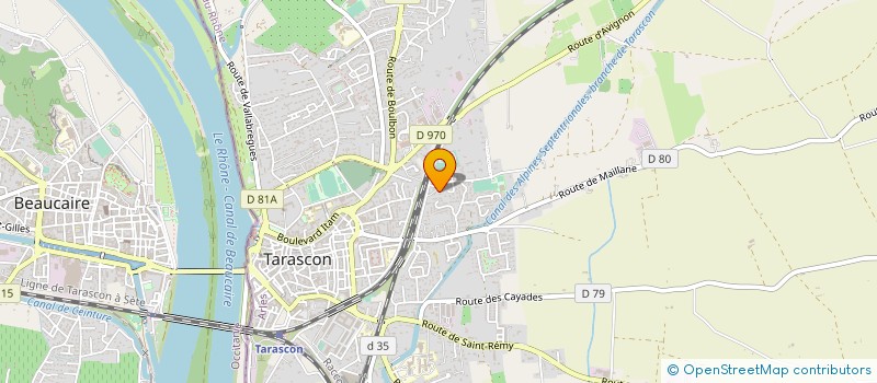 localisation de l'entreprise MONSIEUR FREDERIC BACQUIE  TARASCON