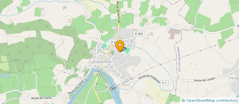 localisation de l'entreprise MONSIEUR FREDERIC BAHEUX  CASTELMORON-SUR-LOT