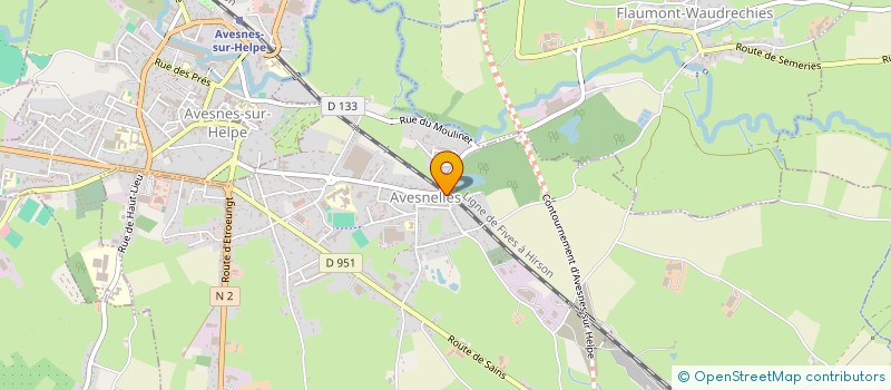 localisation de l'entreprise MONSIEUR FREDERIC BAIL  AVESNELLES