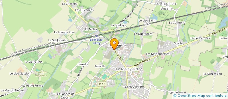 localisation de l'entreprise MONSIEUR FREDERIC BAILLEUL  SAON