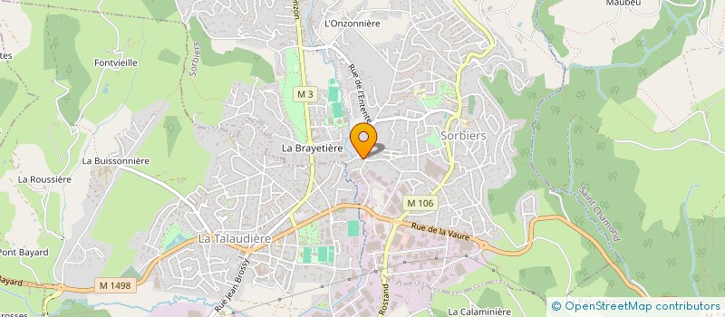 localisation de l'entreprise MONSIEUR FREDERIC BAIRRO  SORBIERS