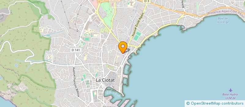 localisation de l'entreprise MONSIEUR FREDERIC BALDACCI à LA CIOTAT