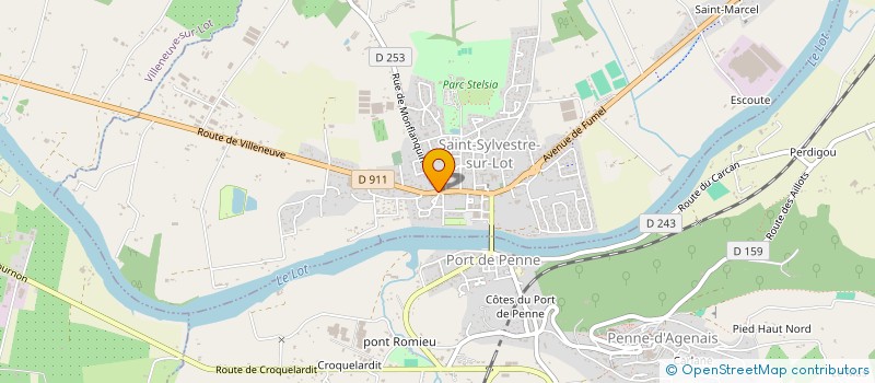 localisation de l'entreprise MONSIEUR FREDERIC BALDO  SAINT-SYLVESTRE-SUR-LOT