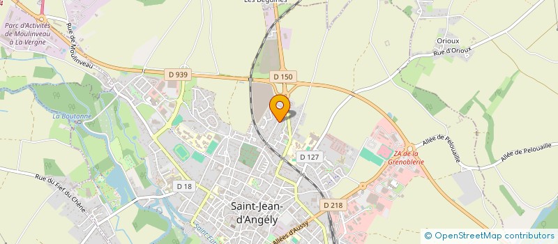 localisation de l'entreprise MONSIEUR FREDERIC BALLAND  SAINT-JEAN-D'ANGELY