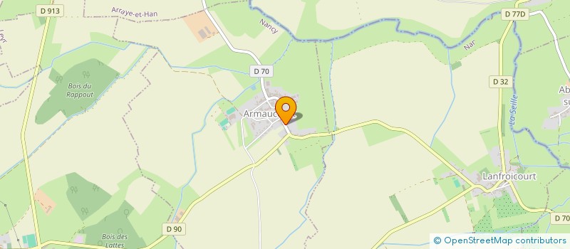 localisation de l'entreprise MONSIEUR FREDERIC BALLET  ARMAUCOURT