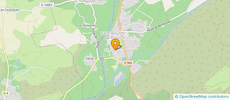 localisation de l'entreprise MONSIEUR FREDERIC BALMEFREZOL à SAINT-BAUZILLE-DE-PUTOIS