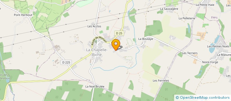 localisation de l'entreprise MONSIEUR FREDERIC BALOCHE à LA CHAPELLE-BICHE