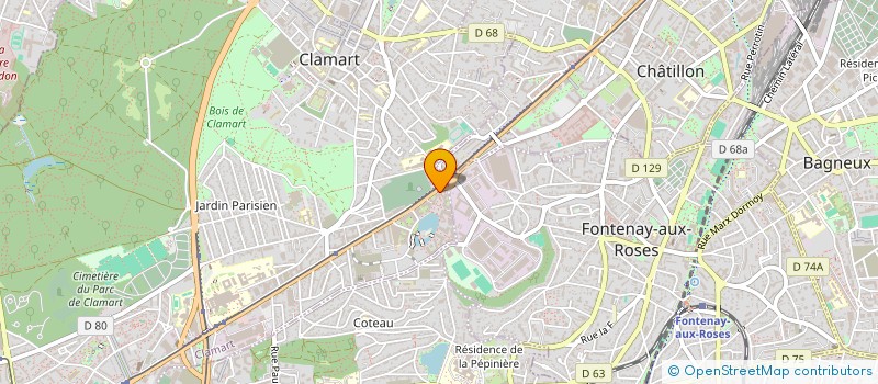 localisation de l'entreprise MONSIEUR FREDERIC BANAL à CLAMART
