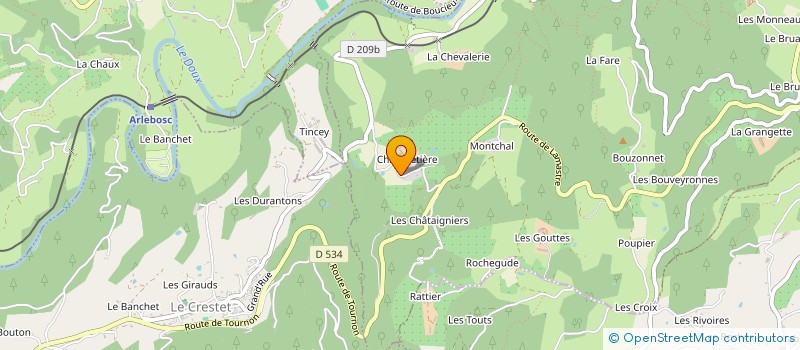 localisation de l'entreprise MONSIEUR FREDERIC BANC  BOUCIEU-LE-ROI