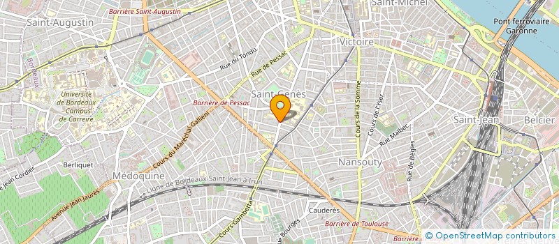 localisation de l'entreprise MONSIEUR FREDERIC BANCAUD à BORDEAUX