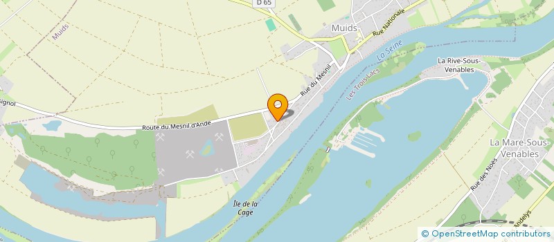 localisation de l'entreprise MONSIEUR FREDERIC BANCE  MUIDS