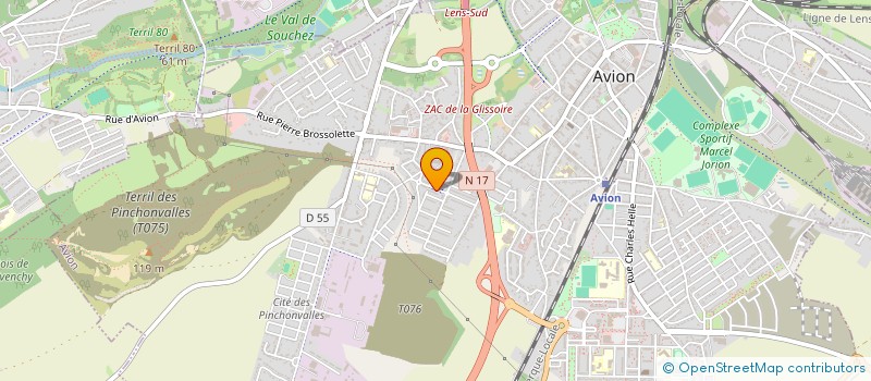 localisation de l'entreprise MONSIEUR FREDERIC BANKOWSKI à AVION