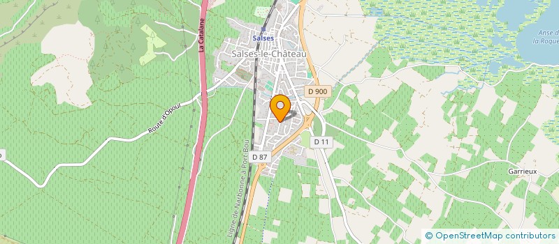 localisation de l'entreprise MONSIEUR FREDERIC BANTOURE  SALSES-LE-CHATEAU