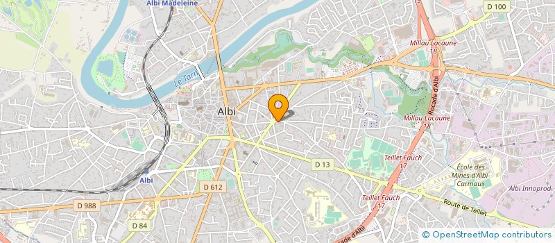 localisation de l'entreprise MONSIEUR FREDERIC BAR à ALBI