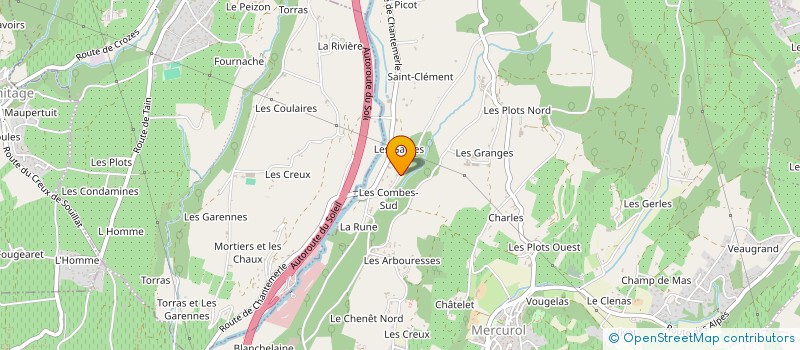 localisation de l'entreprise MONSIEUR FREDERIC BARASCUD  MERCUROL-VEAUNES