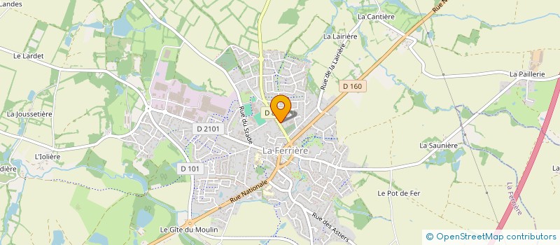 localisation de l'entreprise MONSIEUR FREDERIC BARBAREAU  LA FERRIERE