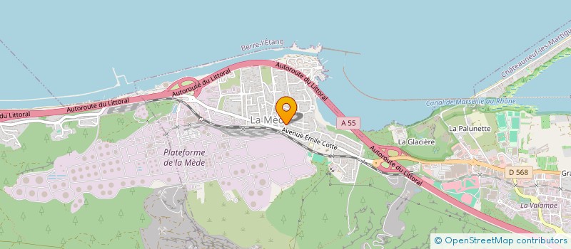 localisation de l'entreprise MONSIEUR FREDERIC BARBARO  CHATEAUNEUF-LES-MARTIGUES